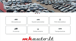Desktop Screenshot of mkauto.lt